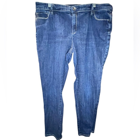 Liz Claiborne Woman Boyfriend Skinny Jeans - Size 16w - Picture 1 of 8
